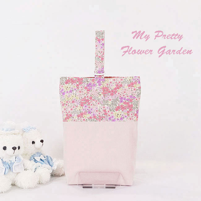 入園入学グッズ手作り幼稚園保育園用の女の子用上履き入れ