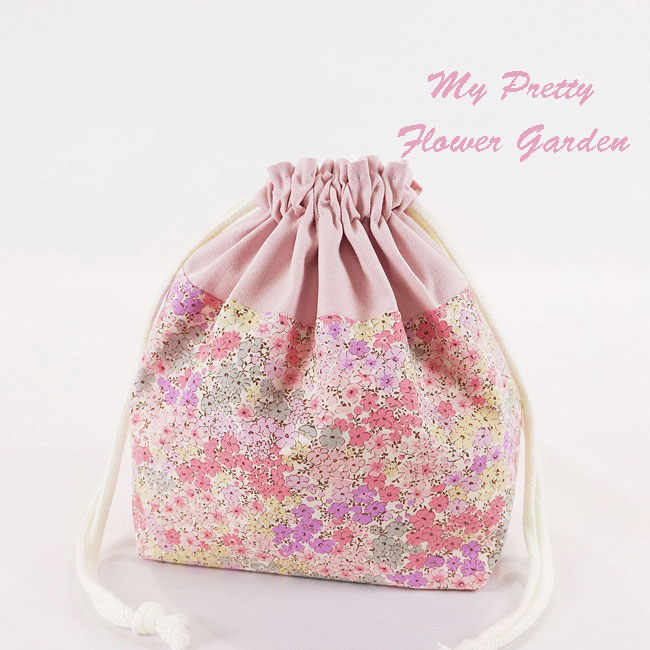 入園入学グッズ手作り幼稚園保育園用の女の子用お弁当袋