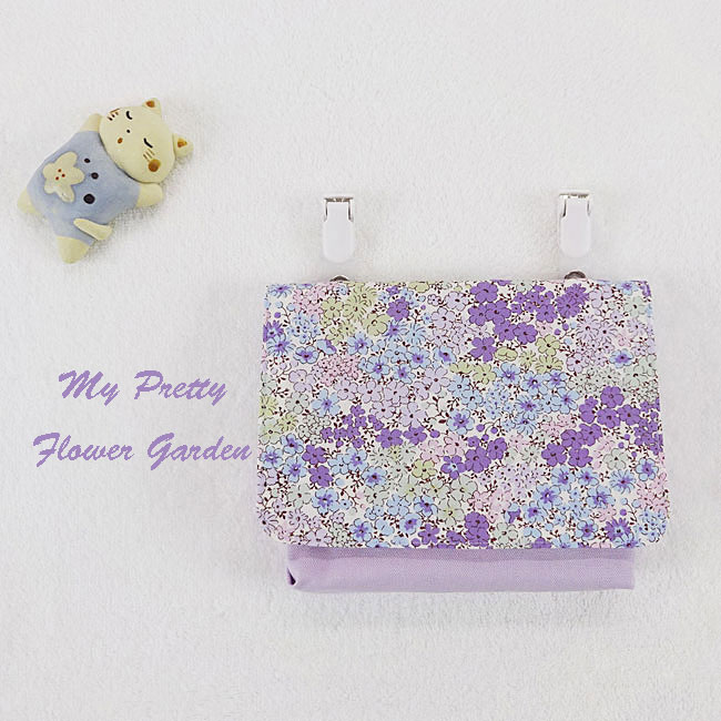 入園入学グッズオーダー手作り幼稚園保育園用の女の子用移動ポケット